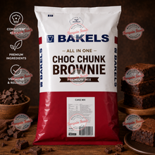 Bakels All In One Choc Chunk Brownie Cake Mix - 15kg