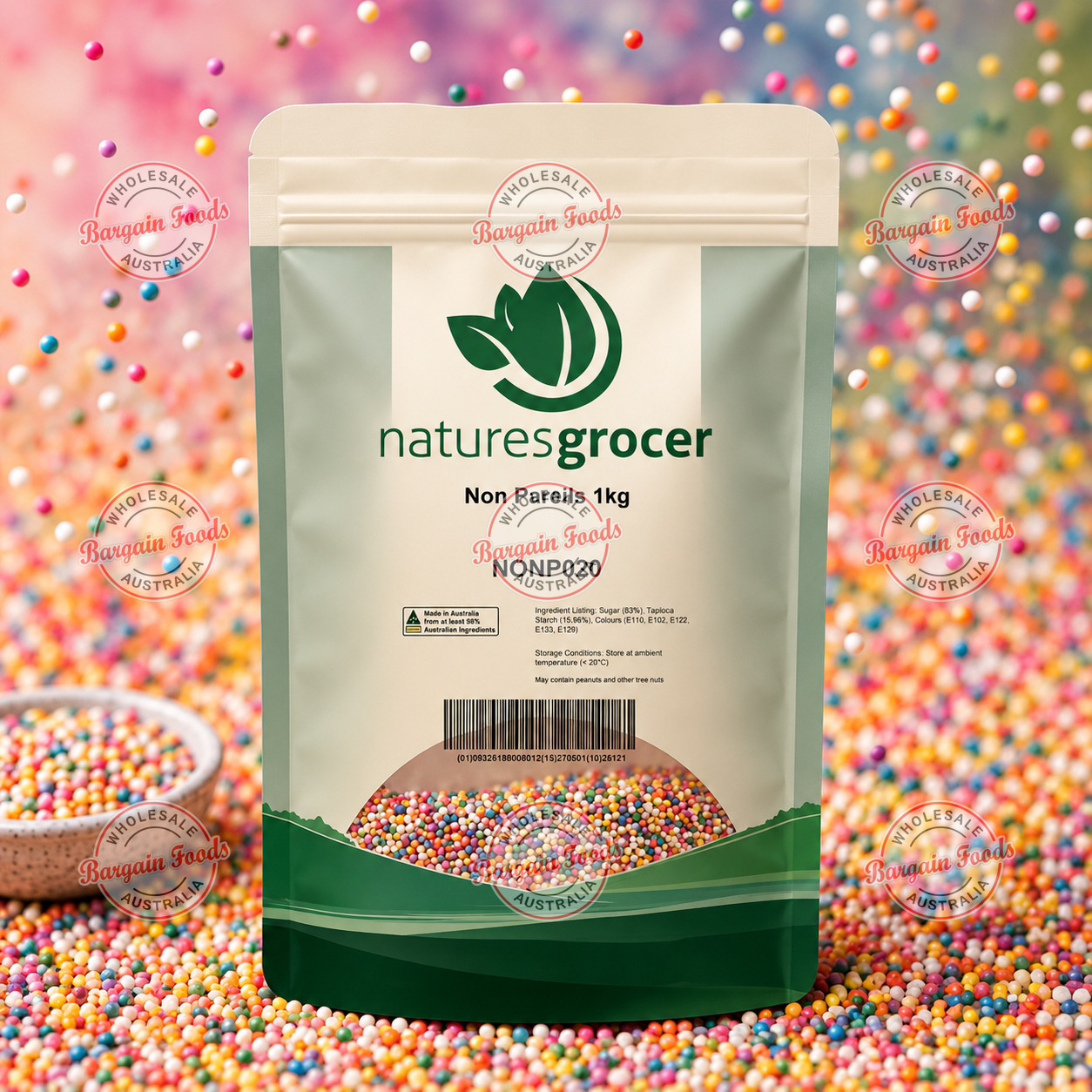 Natures Grocer Hundreds & Thousands - 1kg