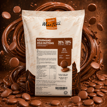 Master Martini 35% Couverture Milk Chocolate Melts - 1kg