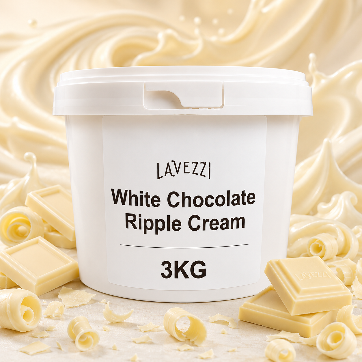 White Chocolate Ripple Cream - 3kg