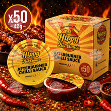The Hippy After Burner Hot Sauce - 40g x50pcs (BULK)