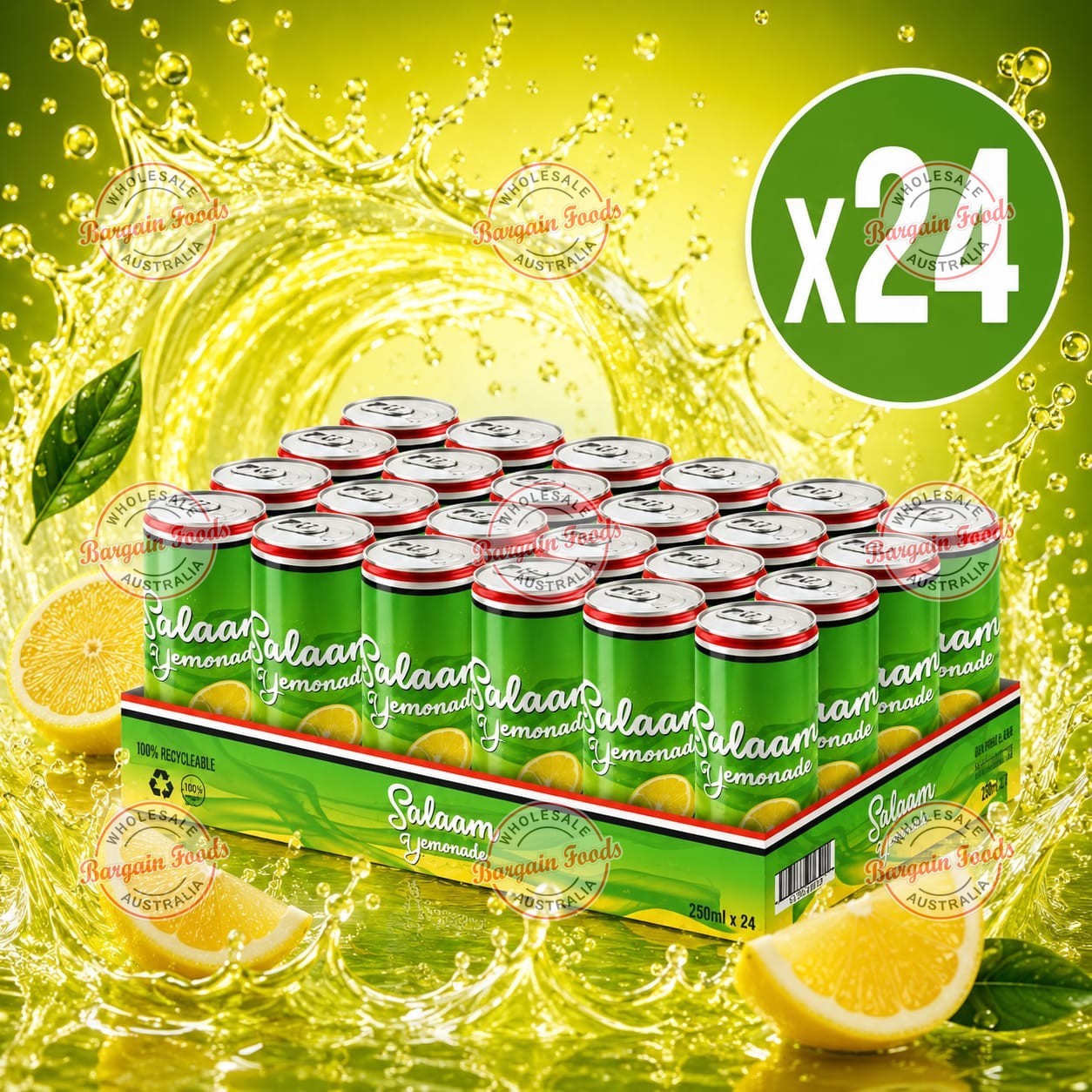 Salaam Yemonade Drink Box - 250ml x24 (BULK)