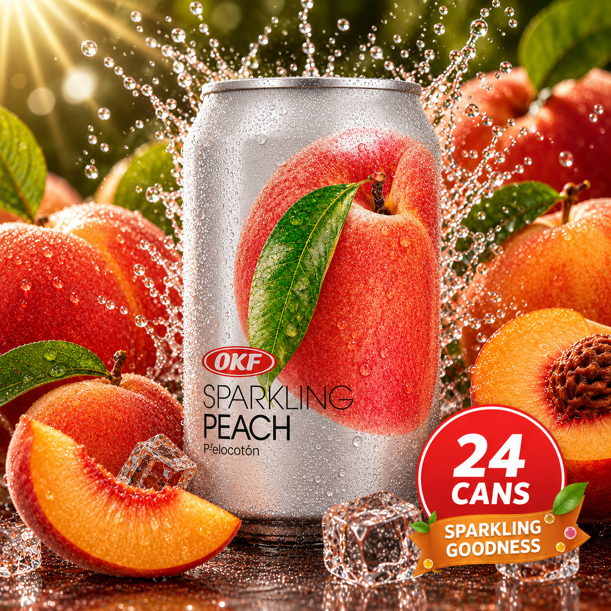 OKF Sparkling Water Drink Box - 350ml x24 (BULK)