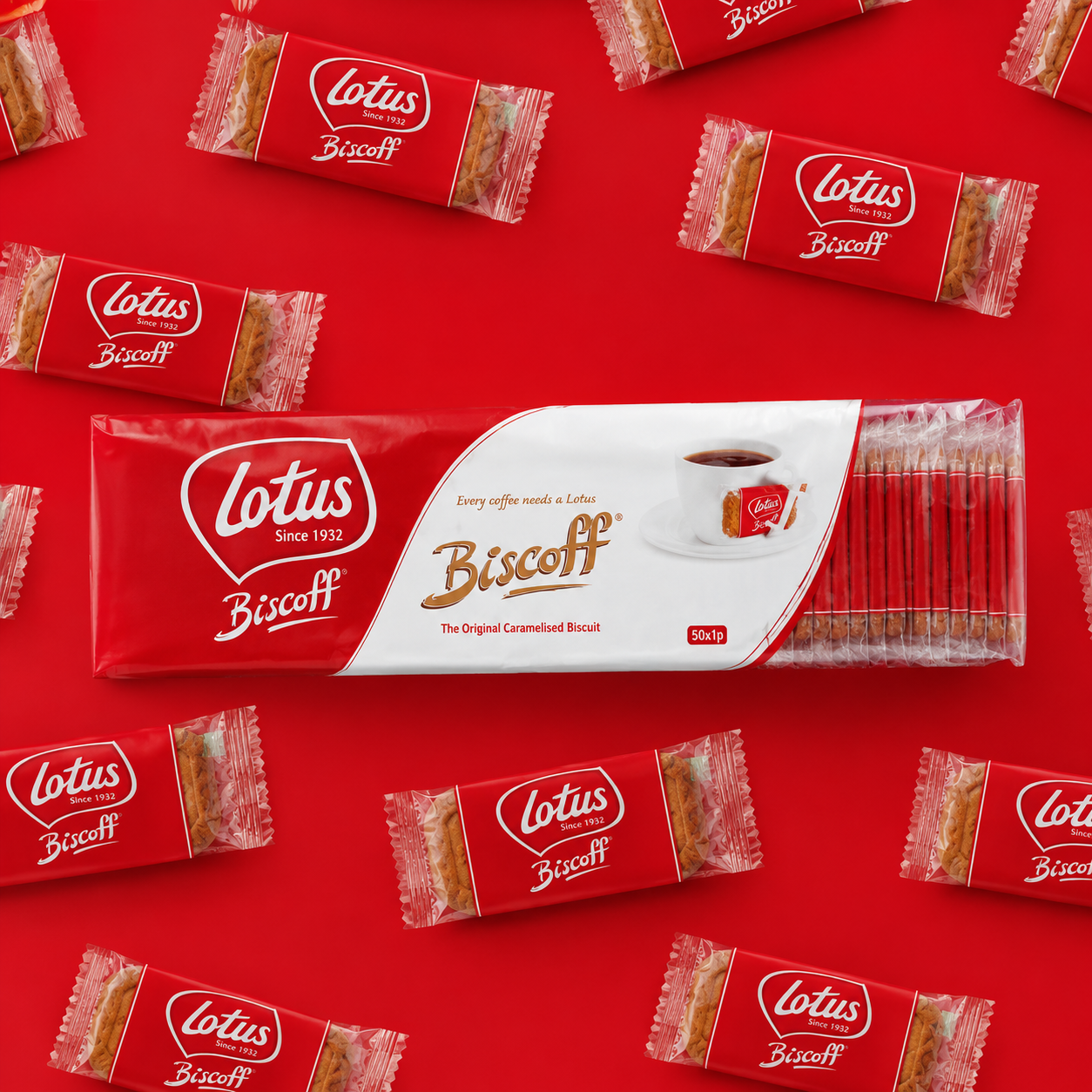 Biscoff Biscuits Sleeve Individually Wrapped - 50pcs BB 29/06/2026