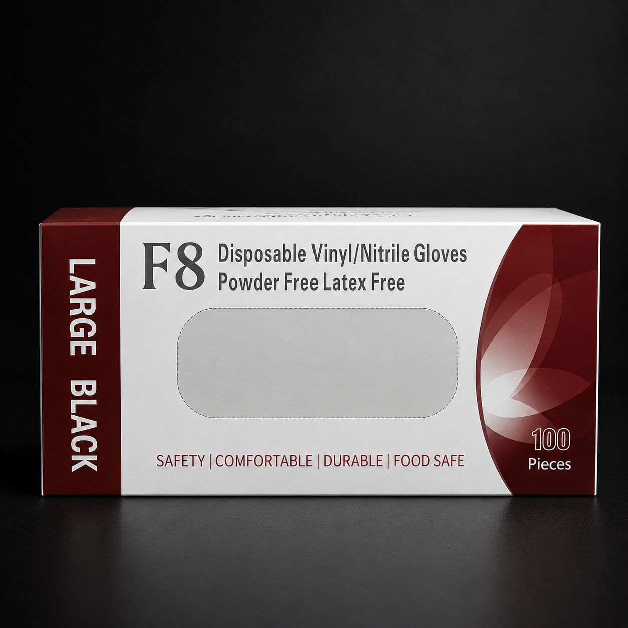 Black Nitrile Gloves Sleeve