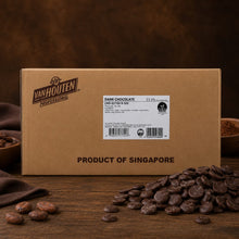 Van Houten 53.3% Couverture Dark Chocolate Melts - 12.5kg