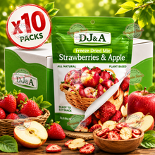 DJ&A Freeze Dried Strawberries And Apple - 25g x10 (BULK)