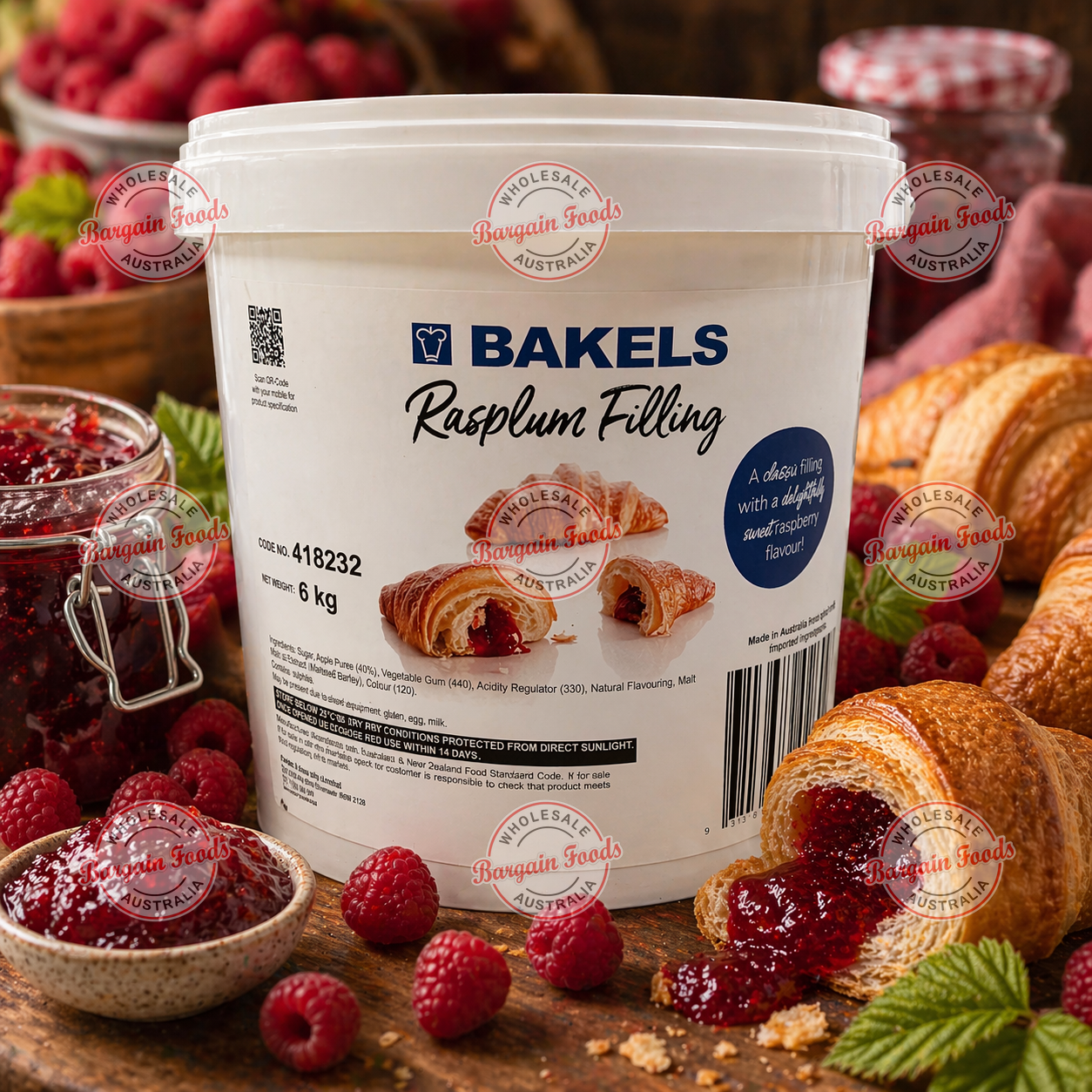 Bakels Rasplum Filling - 6kg