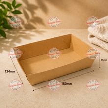 Kraft Open Tray Size 3 - 250pcs (BULK)
