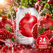 OKF Sparkling Water Drink Box Pomegranate - 350ml x24 (BULK)