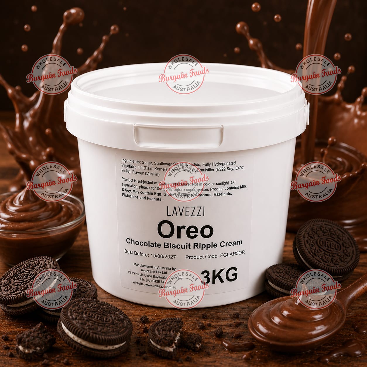 Oreo Ripple Cream - 3kg