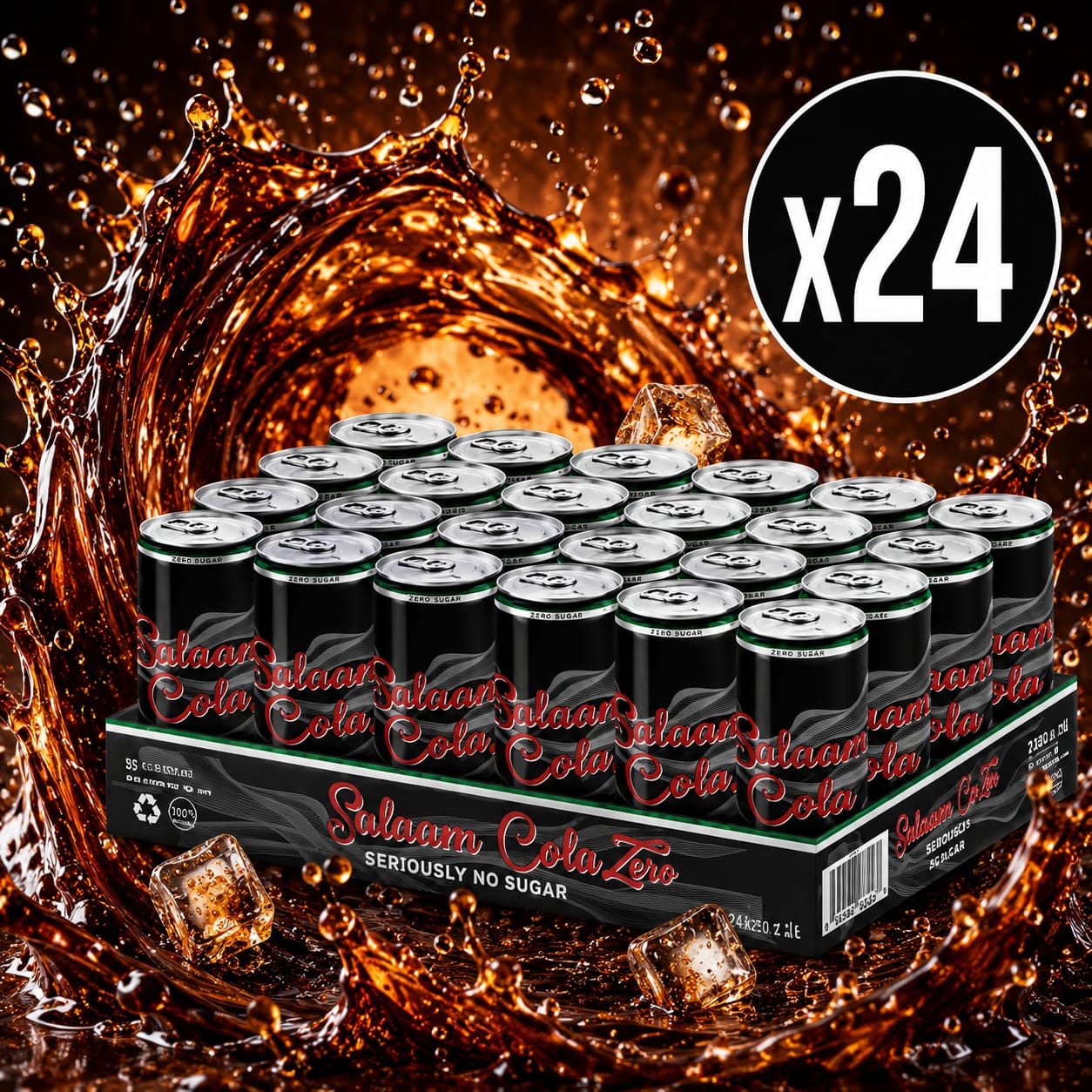 Salaam Cola Zero Drink box - 250ml x24 (BULK)