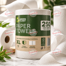 Jumbo 2PLY Paper Towels - 250 Sheets