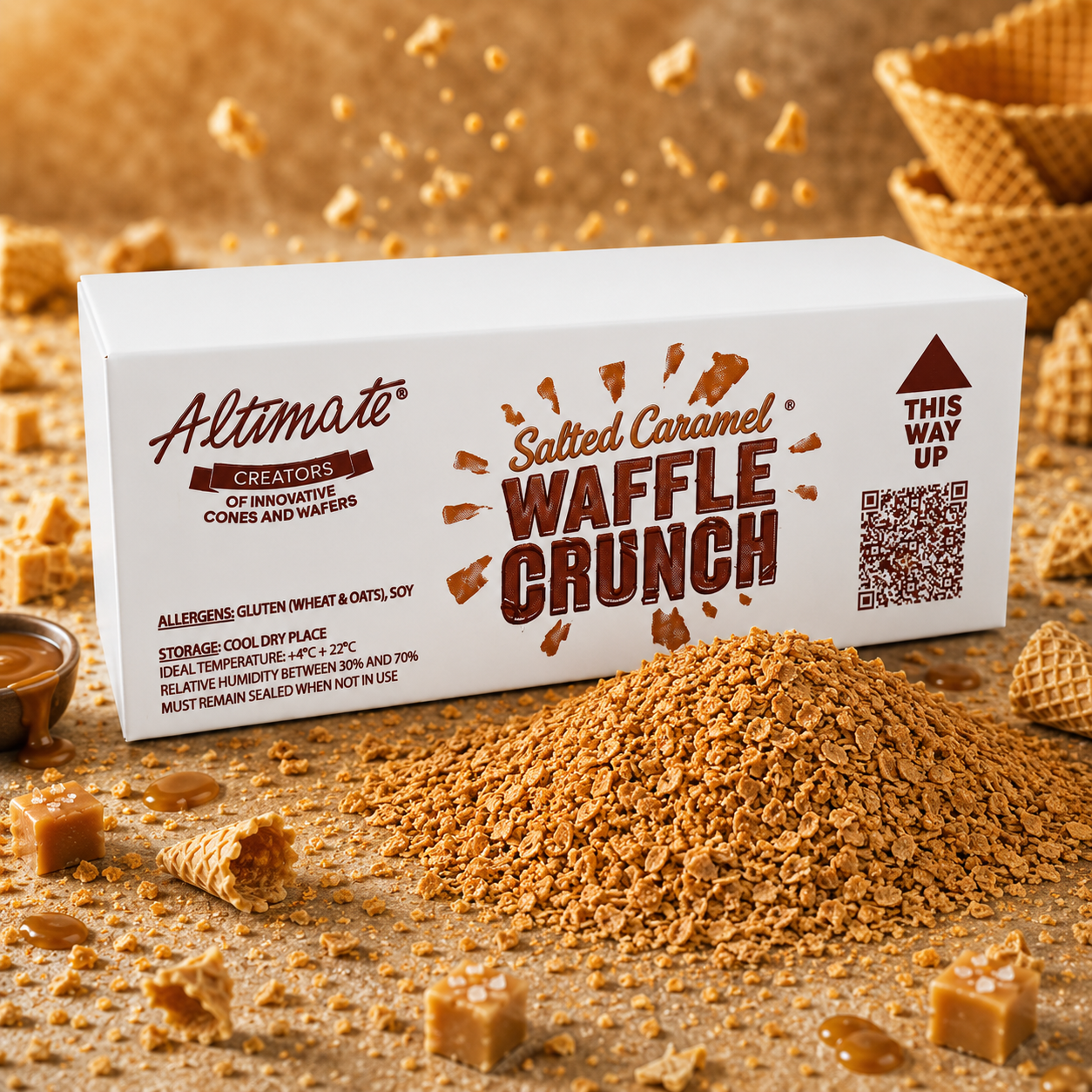 Altimate Waffle Crunch Salted Caramel - 3kg (BULK)