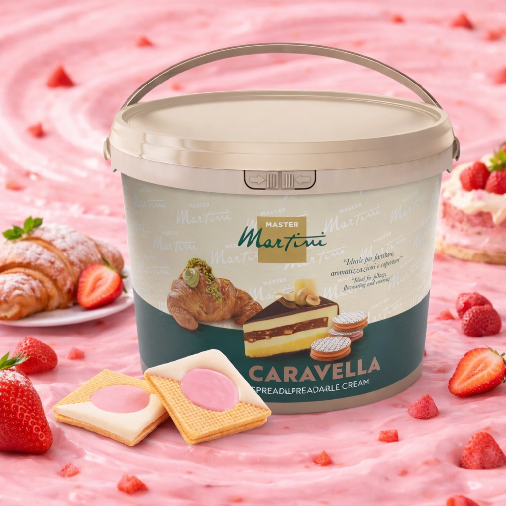 Master Martini Fragola Strawberry Cream Spread - 5kg BB 07/2026 + 3 Month Extension From Manufacture