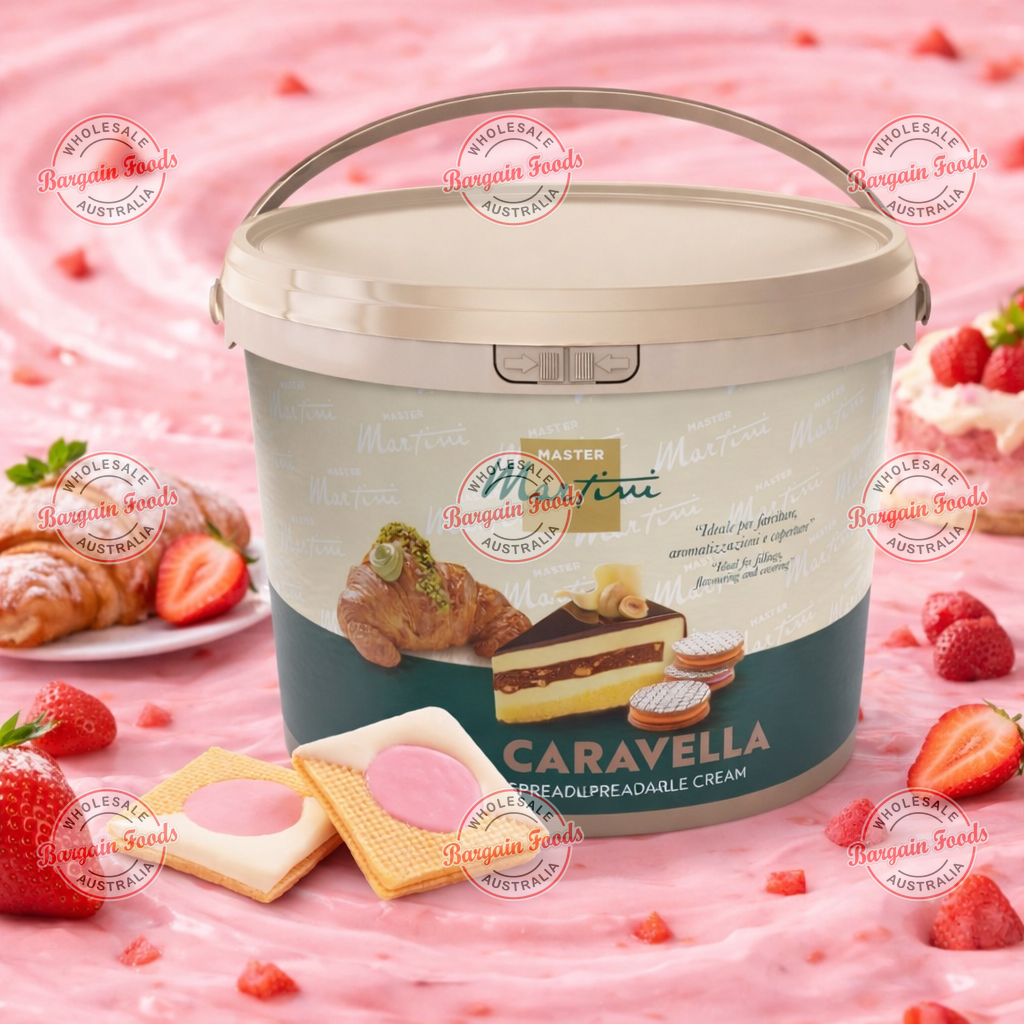 Master Martini Fragola Strawberry Cream Spread - 5kg BB 07/2026 + 3 Month Extension From Manufacture