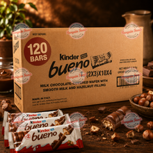 Kinder Bueno Bars - 43g x120 Bars (BULK)