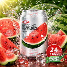 OKF Sparkling Water Drink Box Watermelon - 350ml x24 (BULK)