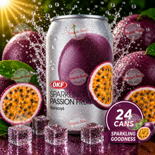 OKF Sparkling Water Drink Box Passion Fruit - 350ml x24 (BULK)